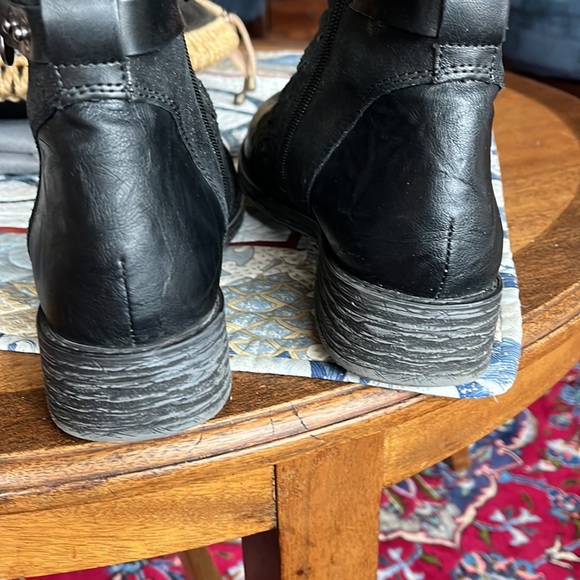 Rieker Remonte Erin 73 Black Leather Chelsea Boots Sz 39/8 - Picture 7 of 12